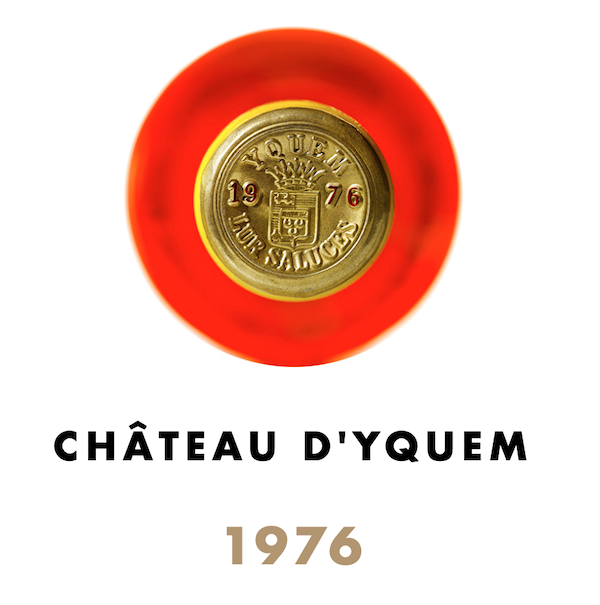 1976 Château d'Yquem Sauternes at Arden Fine Wines in Mayfair, London.