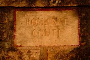Romanée-Conti stone at the vineyard