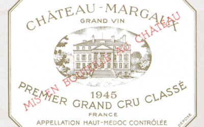 1945 wine gift – Chateau Margaux 1945 for sale at award-winning Arden Fine Wines in Mayfair, London