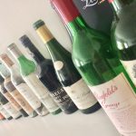 Empty bottles of fine wine in Arden Fine Wines' office