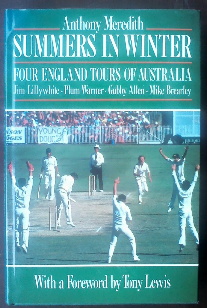 Book cover of Anthony Meredith | Summers in Winter
