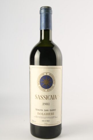 1981 Sassicaia price