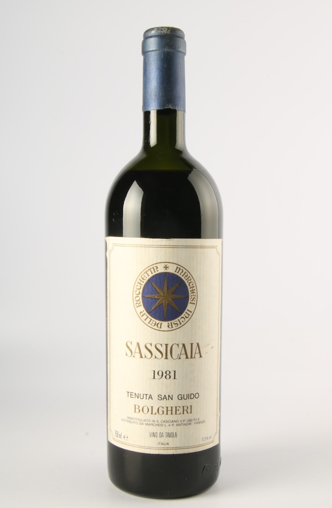 1981 Sassicaia price
