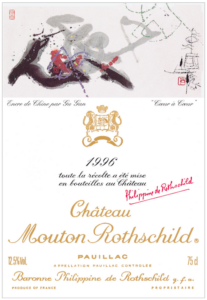 1996 red wine gift – Château Mouton Rothschild 1996