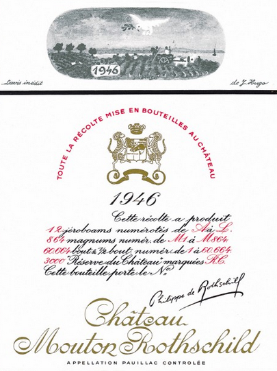 Where to buy 1946 red wine? 1946 Château Mouton Rothschild