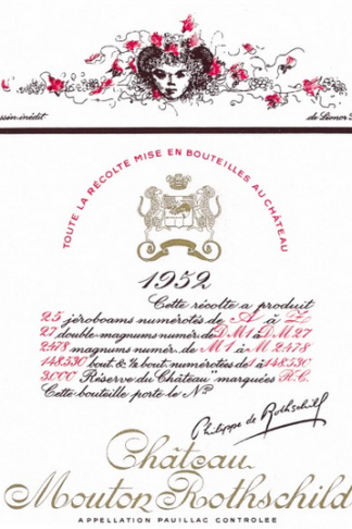 Where to buy 1952 red wine – Arden Fine Wines has 1952 Château Mouton Rothschild