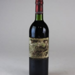Bottle of 1982 Le Pin red wine from Pomerol, Bordeaux