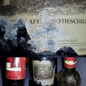 Label on bottle of Château Lafite