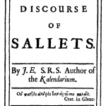 Discourse of Sallets by John Evelyn