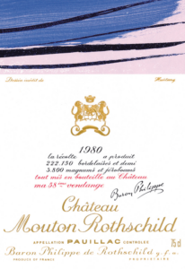 1980 red wine gift – Château Mouton Rothschild 1980