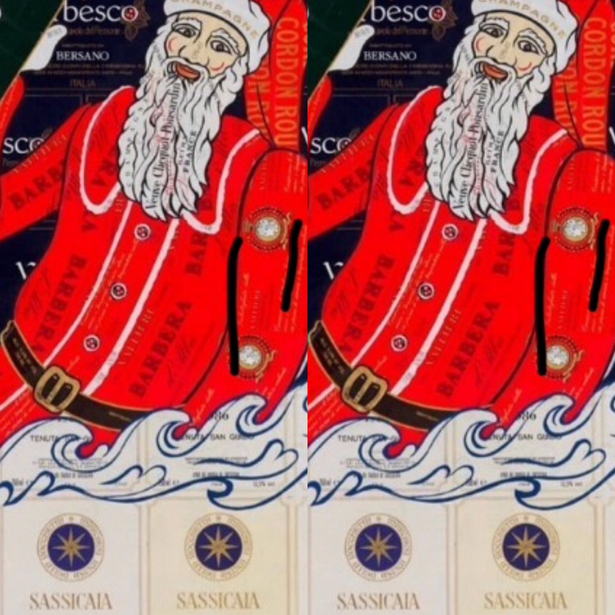 Father Christmas by Valentino Monticello