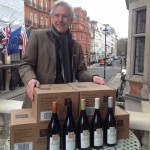 Stuart George with Seven Springs Vineyards wines