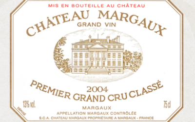 2004 Chateau Margaux label 2004 wine gift