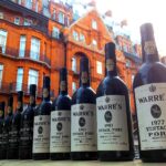 Bottles of Vintage Port wine 1977-1987