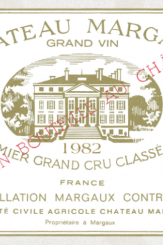 1982 vintage wine at Arden Fine Wines – Château Margaux 1982