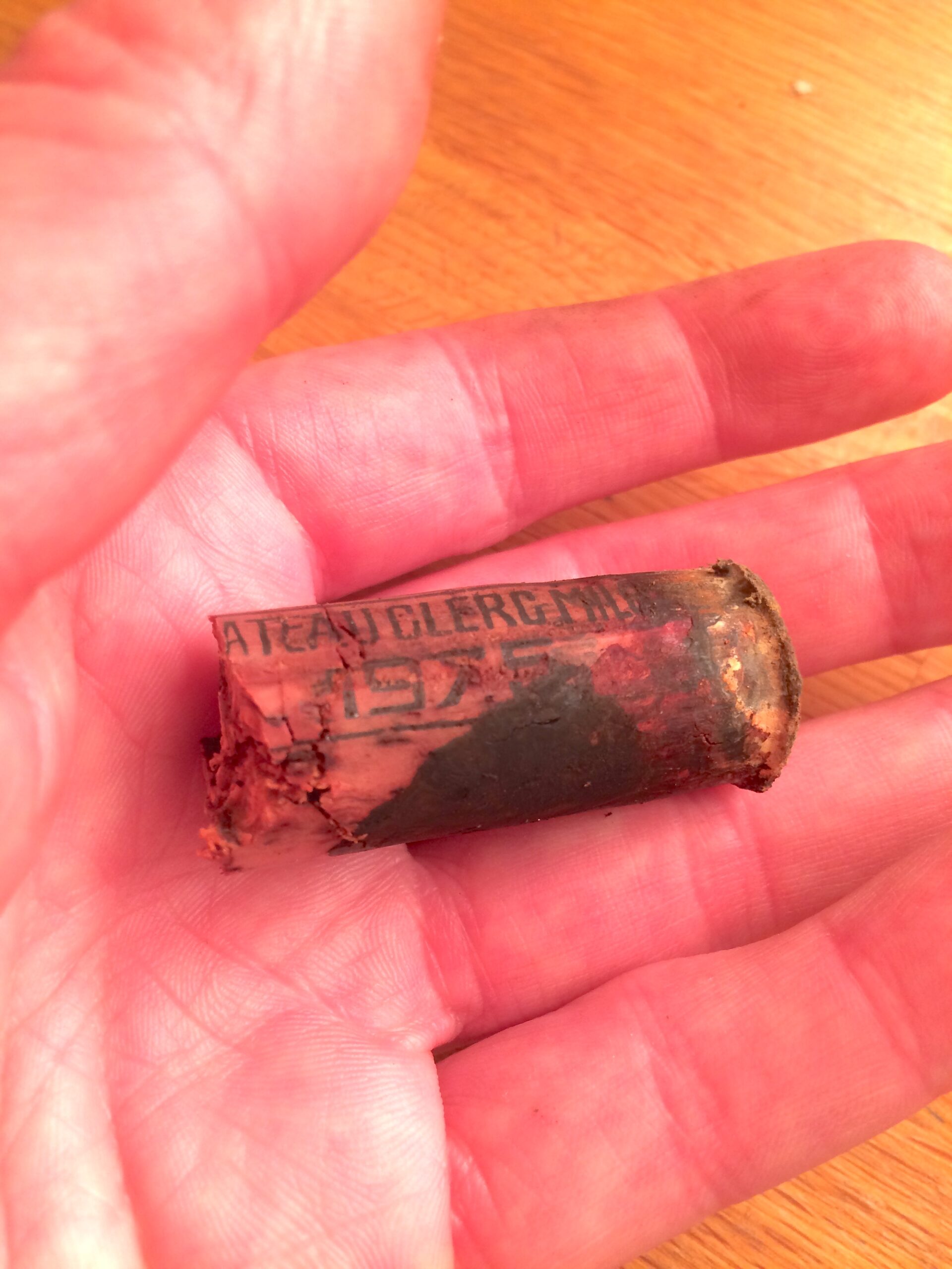 1975 Clerc Milon cork
