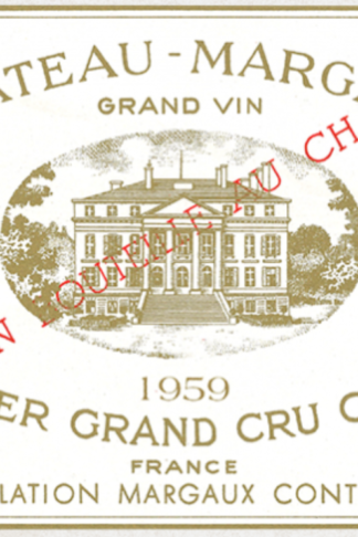 Best Bordeaux vintages of all time at Arden Fine Wines – 1959 Château Margaux for sale