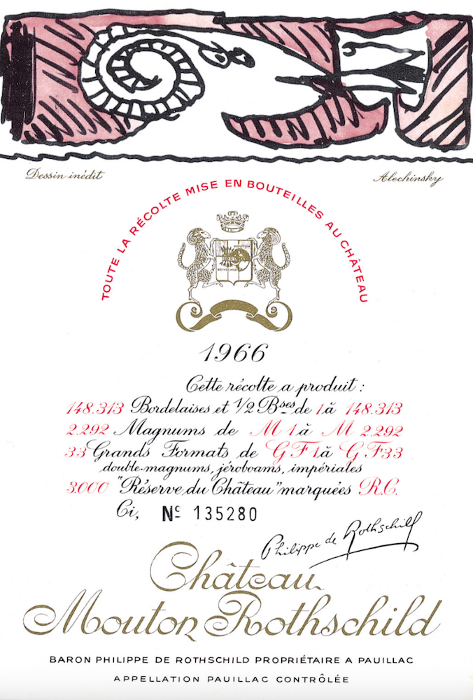 1966 red wine gift
