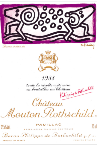 1988 red wine gift – Château Mouton Rothschild 1988