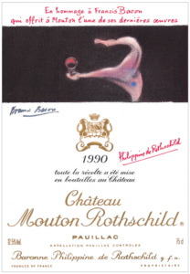 1990 red wine gift – Château Mouton Rothschild 1990