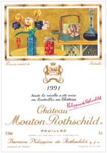 1991 red wine gift – Château Mouton Rothschild 1991