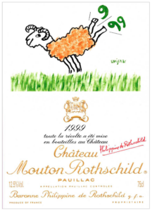 1999 red wine gift – Château Mouton Rothschild 1998