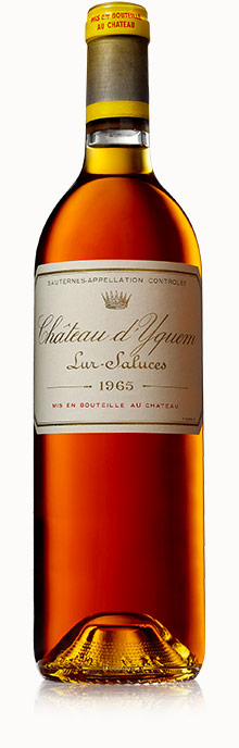 1965 Château d'Yquem Sauternes at Arden Fine Wines in Mayfair, London. 