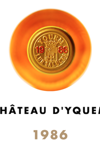 1986 Château d'Yquem Sauternes at Arden Fine Wines in Mayfair, London.  1986 Château d'Yquem price