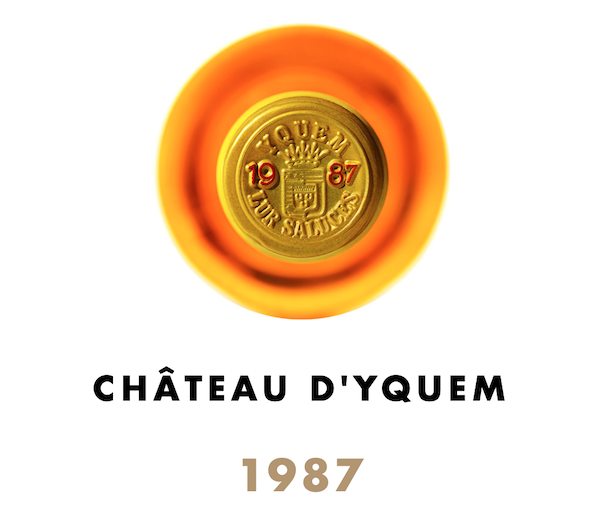 1987 Château d'Yquem Sauternes at Arden Fine Wines in Mayfair, London. Château d'Yquem 1987 price
