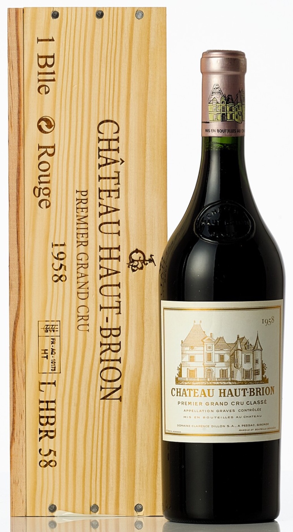 1958 vintage red wine – Chateau Haut-Brion 1958
