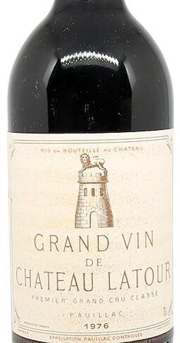 1976 red wine for sale – Château Latour 1976