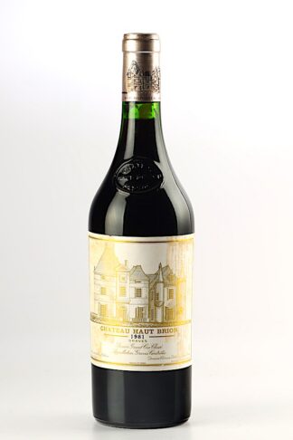 1981 vintage red wine– Chateau Haut-Brion 1981