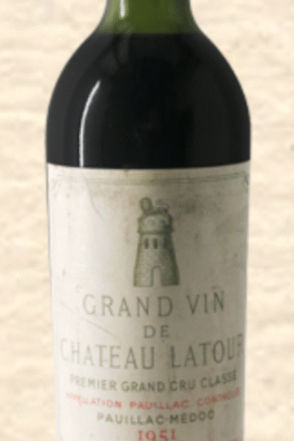 Wine for 75th birthday – Château Latour 1951