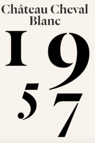 1957 red wine for sale – Château Cheval Blanc 1957