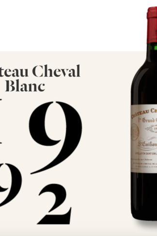Château Cheval Blanc 1992 for sale at Arden Fine Wines 1992 red wine for sale