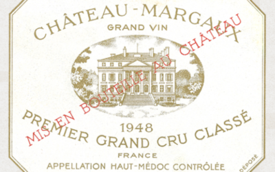 1948 vintage red wine – Château Margaux 1948