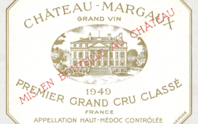1949 vintage red wine – Château Margaux 1949