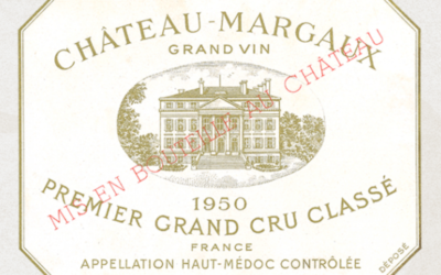 1950 vintage red wine – Château Margaux 1950 for sale at award-winning Arden Fine Wines in London.