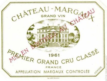 1961 Bordeaux price at Arden Fine Wines – Château Margaux 1961.
