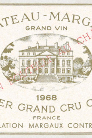 1968 wine gift – Château Margaux 1968 for sale at award-winning Arden Fine Wines in Mayfair, London