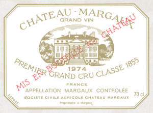 1974 vintage wine – Château Margaux 1974 for sale at award-winning Arden Fine Wines in Mayfair, London