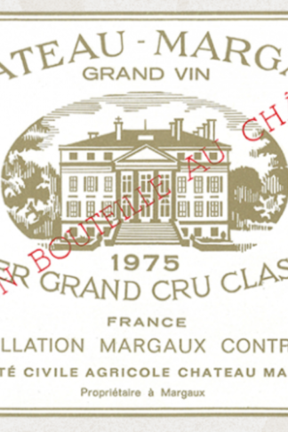 51-year old red wine gift – Château Margaux 1975