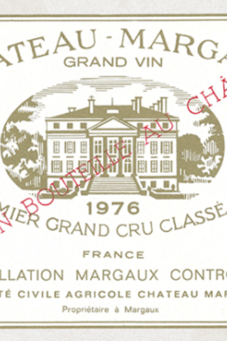 1976 wine gift – Château Margaux 1976
