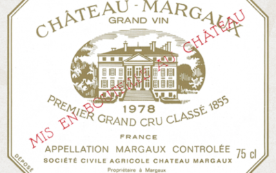 1978 vintage wine – Château Margaux 1978