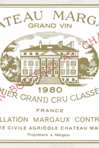 1980 vintage wine at Arden Fine Wines – Château Margaux 1980