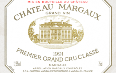 Château Margaux 1991 vintage wine for sale at award-winning Arden Fine Wines in Mayfair, London