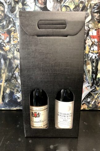 Two-bottle black gift box at Arden Fine Wines