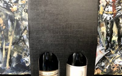 Two-bottle black gift box at Arden Fine Wines