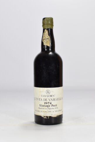 1974 wine bottle – Taylor Fladgate Quinta de Vargellas Port 1974