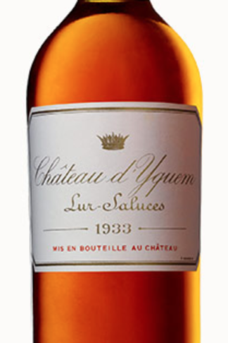 Chateau d'Yquem Sauternes 1933 price